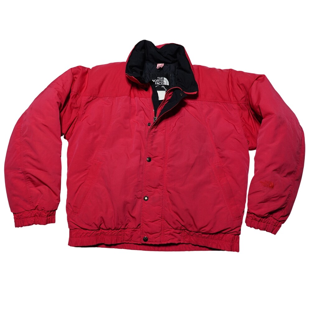 Vintage The North Face Jacket Mens Medium Red Puffer Full Zip Insulated Outdoor